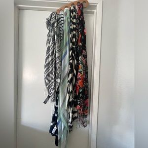 mix of scarves